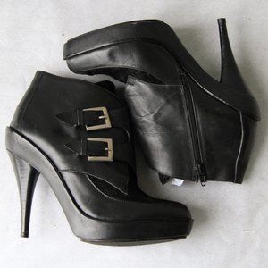 LFJC By Jeffrey Campbell Black Stiletto Booties 9